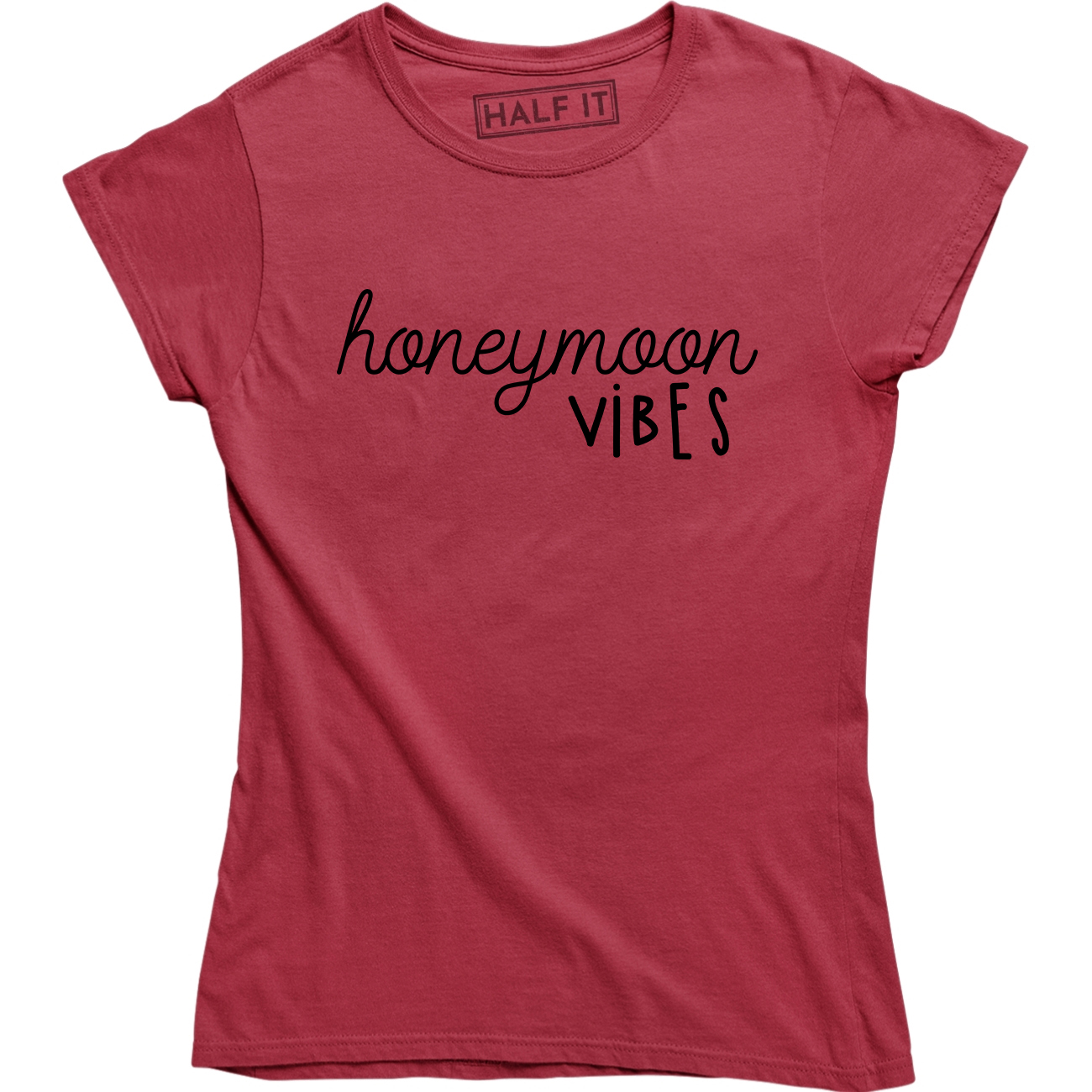 Señores t-shirts en doble Pack Basic negro y amoroso de Honeymoon en übergr